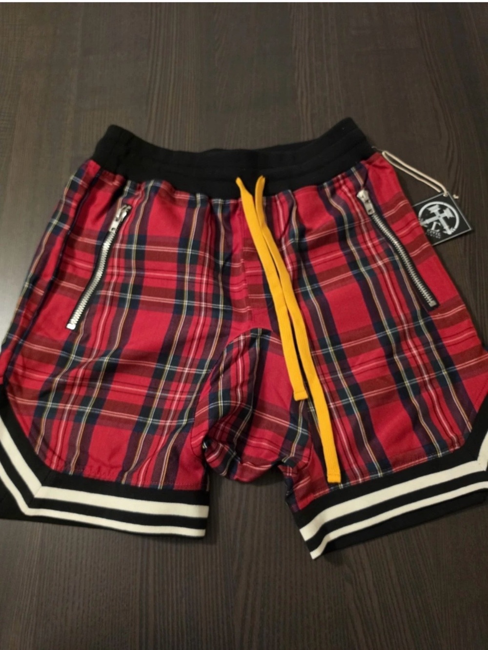 Civil Regime Plaid Basketball Shorts